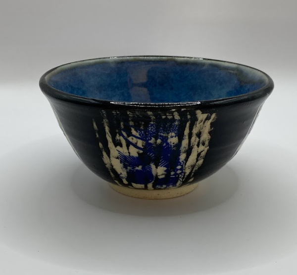 Sgraffito Bowl with Underglaze Transfer