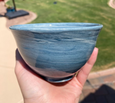 Marbled Porcelain Bowl