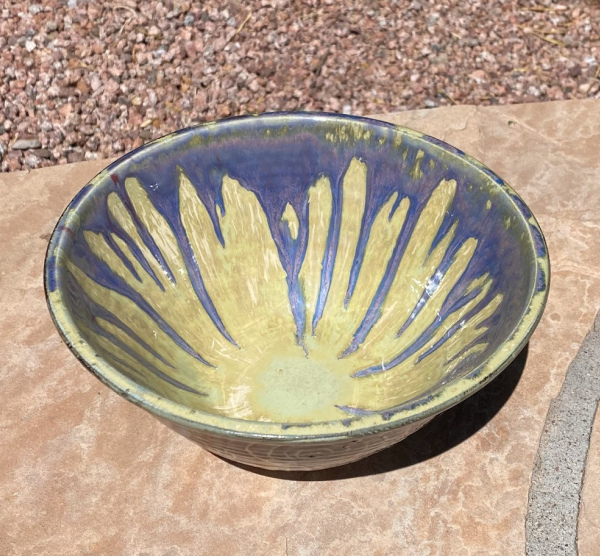 Sgraffito Serving Bowl 