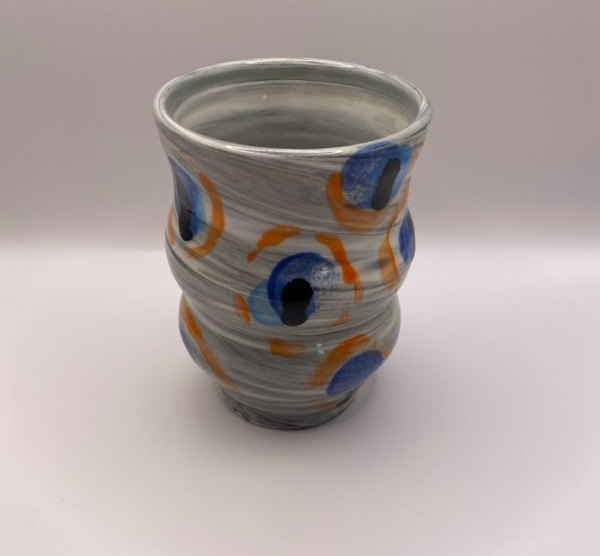 Marbled Porcelain Vase