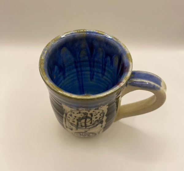 Sgraffito Mug with Donuts