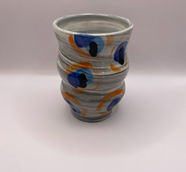 Marbled Porcelain Vase