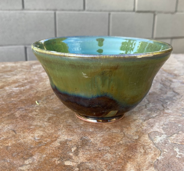 Porcelain Bowl with Teadust and Seaweed