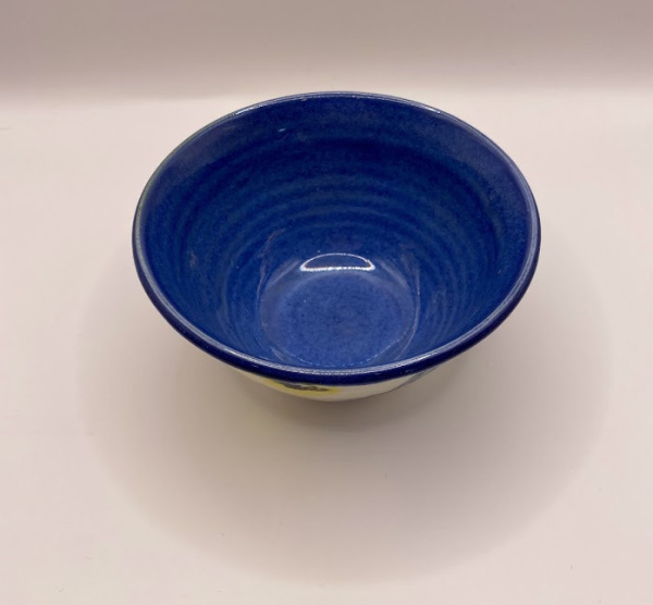 Porcelain Bowl with Underglaze Transfers