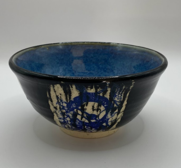 Sgraffito Bowl with Underglaze Transfer