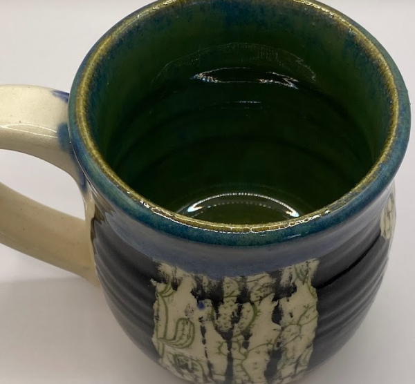 Cactus Sgraffito Mug